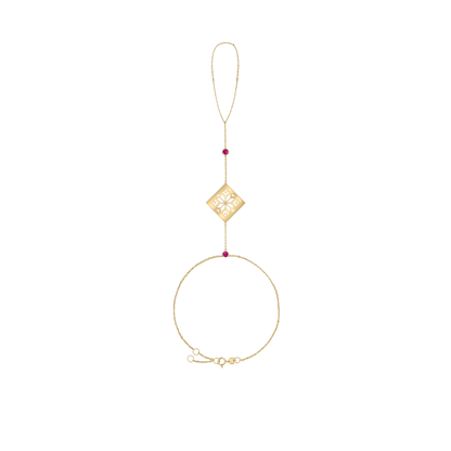 Saru Ruby Hand Chain