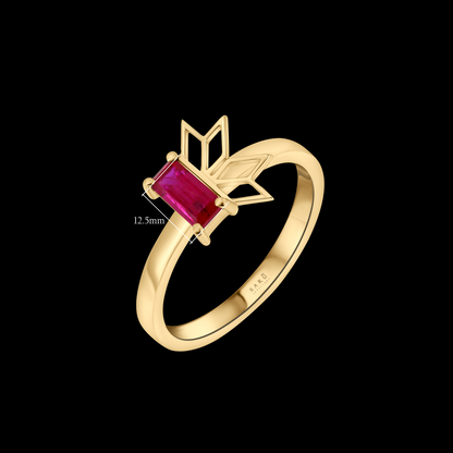 Saru  Ruby Ring